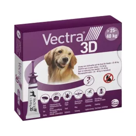   Vectra 3D Rácsepegtető Oldat Bolhák és Kullancsok Ellen Kutyáknak (L-es Méret, >25-40 kg) - 3x1,57 ml