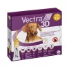 Vectra 3D Rácsepegtető Oldat Bolhák és Kullancsok Ellen Kutyáknak (XS-es Méret, 1,5-4 kg) - 3x0,27 ml