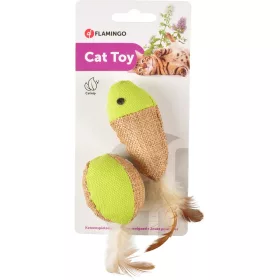 Flamingo Tollas Hal és Labda Játék Macskáknak