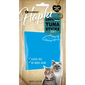   Flamingo Hapki Soft Sticks Jutalomfalat Macskáknak (Tonhal) - 50 g