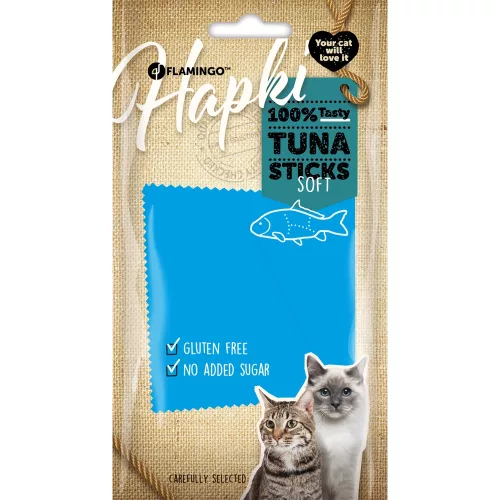 Flamingo Hapki Soft Sticks Jutalomfalat Macskáknak (Tonhal) - 50 g