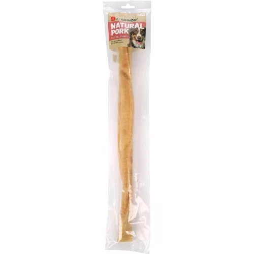 Flamingo Nature Roll Monoprotein Gabonamentes Jutalomfalat Kutyáknak (Sertésbőr) (50 cm, 1 db) - 150 g