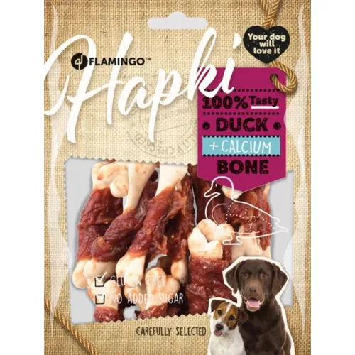 Flamingo Hapki Calcium Bone Jutalomfalat Kutyáknak (Kacsa) - 170 g