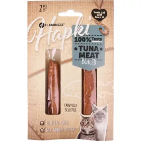   Flamingo Hapki Boiled Meat Monoprotein Gabonamentes Jutalomfalat Macskáknak (Tonhal) - 35 g