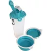 Flamingo Trinka 2in1 Hordozható Utazó Etető és Itató Kutyáknak (2x400 ml)