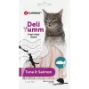 Flamingo Deli Yumm Fresh Meat Snack Jutalomfalat Macskáknak (Tonhal és Lazac) - 70 g