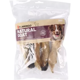   Flamingo Nature Snacks Szőrös Kecskefül Monoprotein Gabonamentes Jutalomfalat Kutyáknak - 200 g