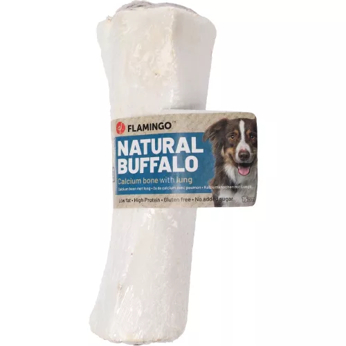 Flamingo Nature Snacks Kálciumos Csont Tüdővel Töltve Jutalomfalat Kutyáknak - 324 g