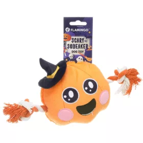 Flamingo Halloweeni Tökfej Kötéllel Játék Kutyáknak