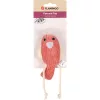 Flamingo Blaro Textil Madár Macskamentával Játék Macskáknak (Piros)