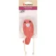 Flamingo Blaro Textil Madár Macskamentával Játék Macskáknak (Piros)