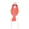 Flamingo Blaro Textil Madár Macskamentával Játék Macskáknak (Piros)