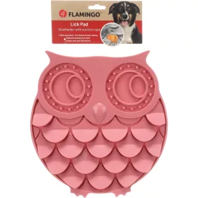   Flamingo Dudu Bagoly Alakú Evést Lassító Nyalószőnyeg Kutyáknak és Macskáknak (30x28x2,5 cm)
