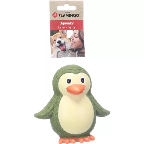Flamingo Gupi Latex Pingvin Játék Kutyáknak