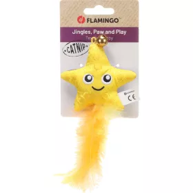   Flamingo Strellow Csillag Csengővel és Macskamentával Játék Macskáknak