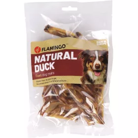   Flamingo Nature Snacks Kacsaláb Monoprotein Gabonamentes Jutalomfalat Kutyáknak - 200 g
