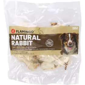   Flamingo Nature Snacks Szőrös Nyúlláb Monoprotein Gabonamentes Jutalomfalat Kutyáknak - 200 g