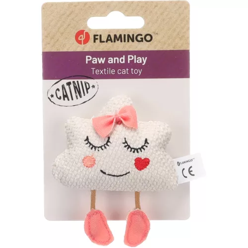 Flamingo Lovu Textil Felhő Macskamentával Játék Kutyáknak