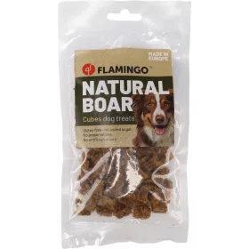   Flamingo Nature Snacks Kockázott Vaddisznó Monoprotein Gabonamentes Jutalomfalat Kutyáknak - 80 g