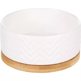   Flamingo Bianco Kerámia Tál Kutyáknak és Macskáknak (990 ml, Fehér)