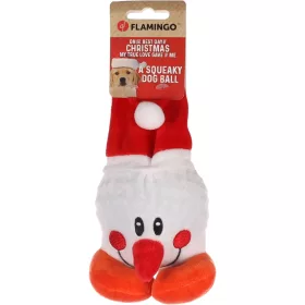 Flamingo Karácsonyi Plüss Hóember Játék Kutyáknak
