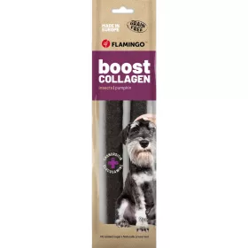   Flamingo Boost Collagen Sausage Gabonamentes Jutalomfalat Kutyáknak (Rovarok, Sütőtök és Kollagén) (2 db) - 200 g