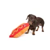 Flamingo Fofa Fast Food Plüss Baguette, Hot Dog és Csirkecomb Játék Kutyáknak
