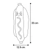 Flamingo Fofa Fast Food Plüss Baguette, Hot Dog és Csirkecomb Játék Kutyáknak
