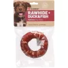 Flamingo Rawhide Ring Gabonamentes Jutalomfalat Kutyáknak (Kacsa és Hal) (10 cm) - 90 g