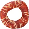 Flamingo Rawhide Ring Gabonamentes Jutalomfalat Kutyáknak (Kacsa és Hal) (10 cm) - 90 g