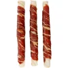 Flamingo Rawhide Stick Gabonamentes Jutalomfalat Kutyáknak (Kacsa és Hal) (15 cm, 6 db) - 180 g