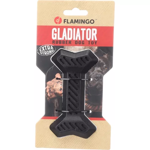 Flamingo Gladiator Gumicsont Játék Kutyáknak (S-es Méret, 13x7x2,7 cm)