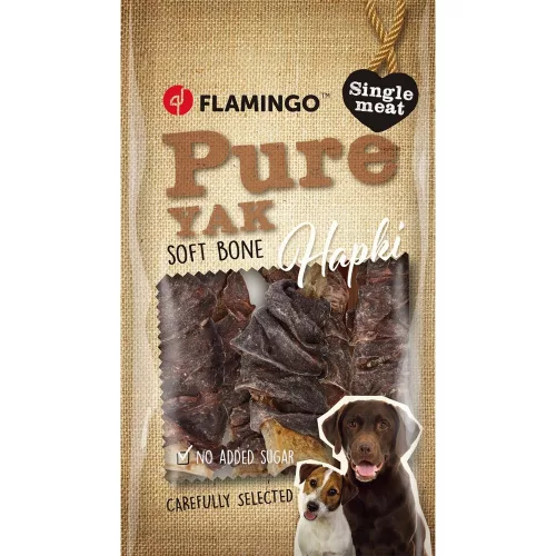 Flamingo Hapki Pure Soft Bone Monoprotein Jutalomfalat Kutyáknak (Jak Csont) - 100 g