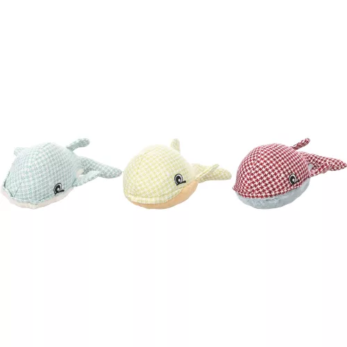Flamingo Wolvo Textil Bálna Játék Kutyáknak