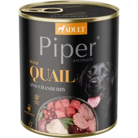   Piper Adult Gabonamentes Konzerv Kutyáknak (Fürj és Áfonya) - 800 g