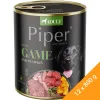 Piper Adult Gabonamentes Konzerv Kutyáknak (Vad és Sütőtök) - 12x800 g