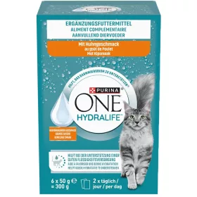   Purina One Hydralife Tápkiegészítő Macskáknak (Csirke) - 6x50 g